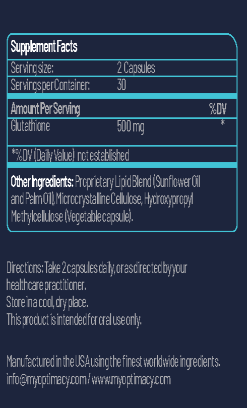 Liposomal Glutathione Supplement | Glutathione Supplement | OPTIMACY