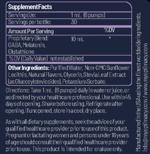 Sleep Support Supplement | Oral Sleep Spray | OPTIMACY