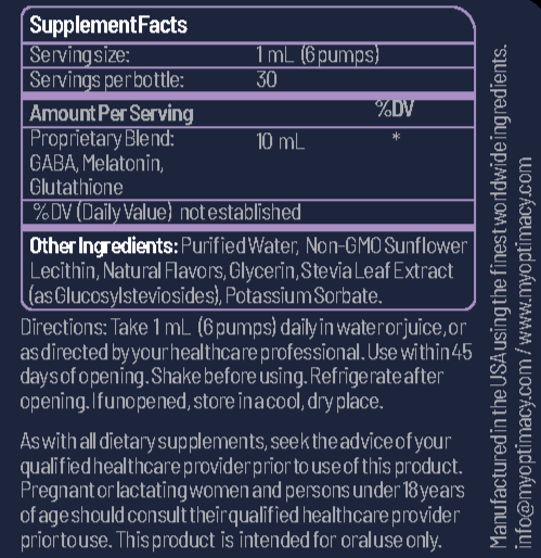 Sleep Support Supplement | Oral Sleep Spray | OPTIMACY